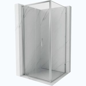 MEXEN/S Exo sprchový kout skládací dveře 70 x 70, transparent, chrom 816-070-070-01-00 obraz