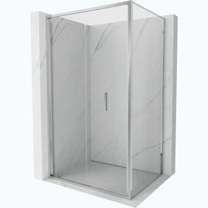 MEXEN/S Exo sprchový kout skládací dveře 90 x 70, transparent, chrom 816-090-070-01-00 obraz