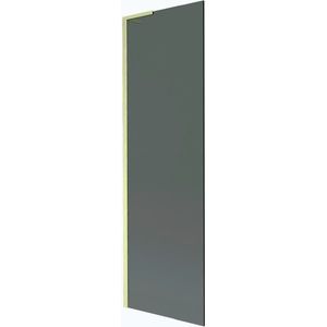 MEXEN/S Next L vanová zástěna FIX 60 x 150, grafit, zlatá kartáčovaná 895-060-000-03-40-55 obraz