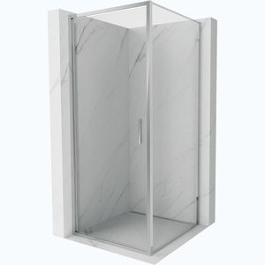 MEXEN/S Exo sprchový kout dveře křídlové 70 x 70, transparent, chrom 817-070-070-01-00 obraz