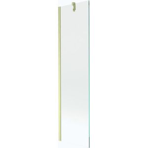 MEXEN/S Next vanová zástěna FIX 50 x 150, transparent, zlatá kartáčovaná 895-050-000-00-00-55 obraz