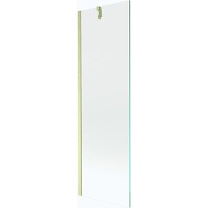 MEXEN/S Next vanová zástěna FIX 60 x 150, transparent, zlatá kartáčovaná 895-060-000-00-00-55 obraz