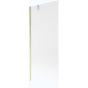 MEXEN/S Next vanová zástěna FIX 80 x 150, dekor, zlatá kartáčovaná 895-080-000-00-30-55 obraz