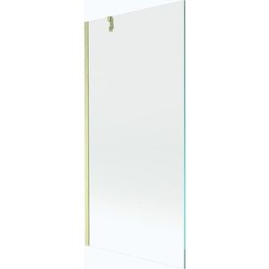 MEXEN/S Next vanová zástěna FIX 90 x 150, transparent, zlatá kartáčovaná 895-090-000-00-00-55 obraz