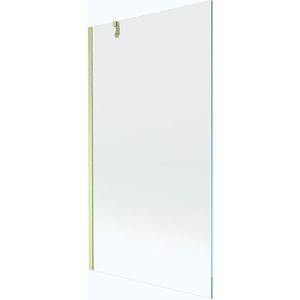 MEXEN/S Next vanová zástěna FIX 100 x 150, transparent, zlatá kartáčovaná 895-100-000-00-00-55 obraz
