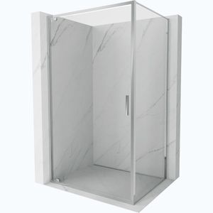 MEXEN/S Exo sprchový kout dveře křídlové 95 x 90, transparent, chrom 8181-095-090-01-00 obraz