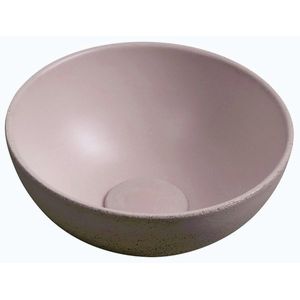 SAPHO MINOR betonové umývátko na desku, Ø 26cm, růžová mat MR26021 obraz