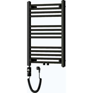 MEXEN/S Mars radiátor + topná tyč 700 x 500 mm, 300 W, černá W110-0700-500-2300-70 obraz