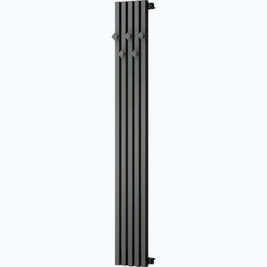 MEXEN Flux otopný žebřík/radiátor dekorativní 1500 x 240 mm, 450 W, antracit W127-1500-240-00-66 obraz