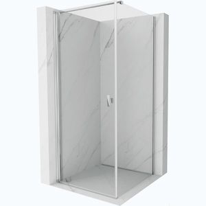MEXEN/S Mist-B sprchový kout dveře křídlové 70 x 70, transparent, chrom 8A2T-070-070-01-00 obraz