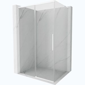 MEXEN/S Rox L sprchový kout posuvný 100 x 90, transparent, bílá 8C2L-100-090-20-00 obraz