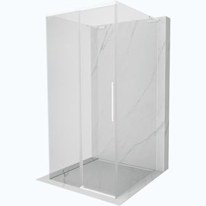 MEXEN/S Rox-3S L sprchový kout 3 stěnný , posuvný 90 x 90, transparent, bílá 8C2L-090-090-20-00-3S obraz