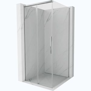 MEXEN/S Rox sprchový kout posuvný 90 x 90, transparent, chrom 8C2-090-090-01-00 obraz