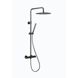KFA Sprchový sloup Moza premium s termostatickou sprchovou baterií, PVD gunmetal šedá 5736-920-61 obraz