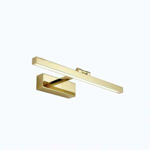 Koupelnové nástěnné LED svítidlo APP1860-1W 40cm GOLD OSW-66013 obraz