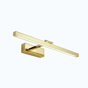 REA Koupelnové nástěnné LED svítidlo APP1861-1W 60 cm GOLD OSW-66014 obraz