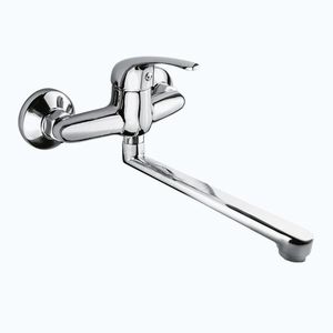 Mereo Dřezová nástěnná baterie, Lila, 150 mm, s ramínkem plochým rovným 180 mm, chrom CBEE30205 obraz
